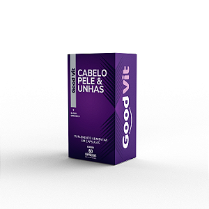 Cabelos, Pele & Unhas I Com Silício Orgânico 60 Caps