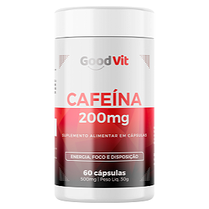 Cafeína 200mg 60 Caps