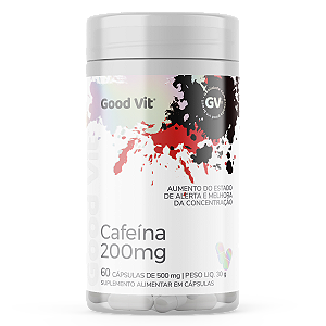 Cafeína 200mg 60 Cápsulas