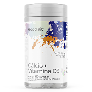 Cálcio + Vitamina D3 60 Cápsulas
