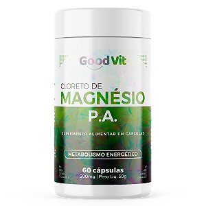 Cloreto de Magnésio P.A 260mg 60 Cápsulas