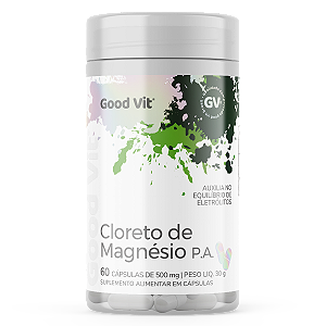 Cloreto de Magnésio P.A 260mg 60 Cápsulas