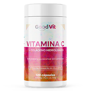 Colágeno Hidrolisado + Vit C 120 Caps