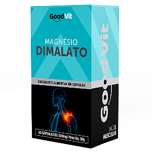 Magnésio Dimalato 260mg 60 Cápsulas