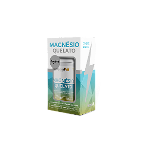 Magnésio Quelato 60 Caps