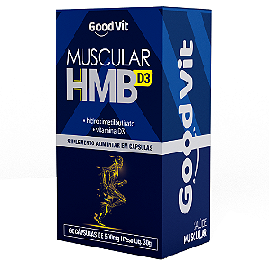 Muscular HMB D3 60 Cápsulas