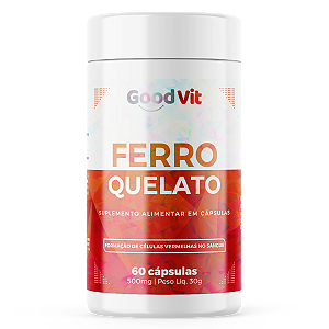 Ferro Quelato 60 Cápsulas