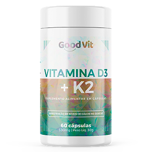 Vitamina D3 + K2 60 Cápsulas