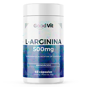 L-Arginina 500mg 60 Caps