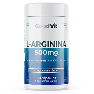 L-Arginina 500mg 60 Caps