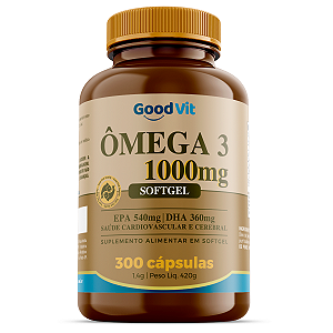 Ômega 3 1000mg 300 Caps