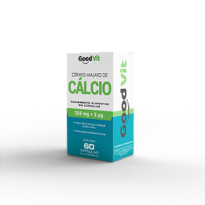 Citrato de Malato 250mg + 2,5mcg 60 Cápsulas
