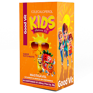 Kids Vitamina D3 Mastigável 60 Cprs