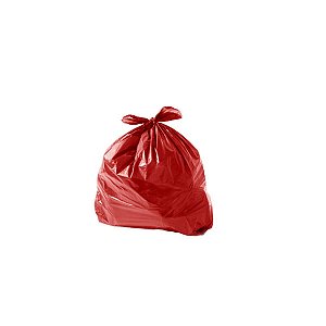 SACO PARA LIXO VERMELHO 40x50 20 LITROS C/100 UND -04MM