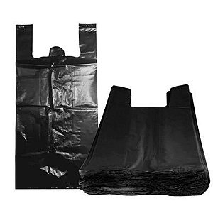 PACOTE DE SACOLA REFORÇADA PRETA 5KG
