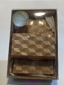 Kit 03 Sabonetes de  Cereja & avelã com Argila Rosa 150g