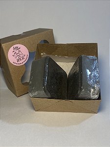 Kit 02 Sabonetes Lama Negra & Carvão Ativado 125g