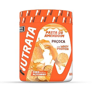 Pasta de Amendoim com Whey Protein (600g)