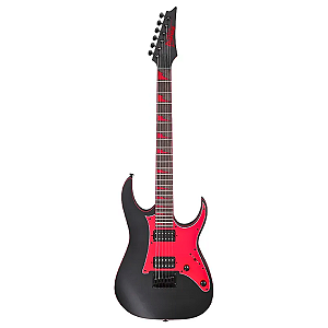 Guitarra Elétrica Ibanez Rg Gio Grg131dx Choupo Black Flat