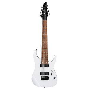 Guitarra 8 Cordas Ibanez Rg8 Wh Branca Cor Branco Orientação Da Mão Destro