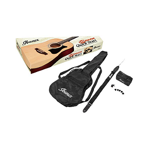 Kit Violão Acústico Ibanez Jampack V50njp Natu High Gloss