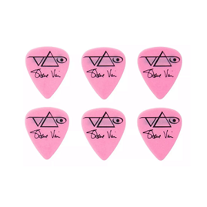 Palhetas Ibanez Steve Vai 1,0mm 6un Heavy b1000svmp Rosa