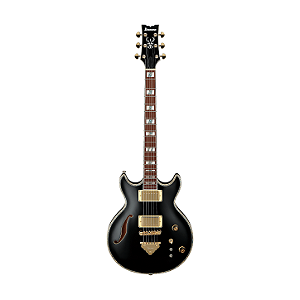 Guitarra Ibanez Ar520h Black Semi-hollow Body Cor Marrom Orientação Da Mão Destro