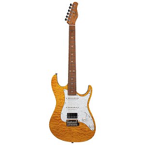Guitarra Super Strato Stella Dw Hss Transparent Ambar Tagima