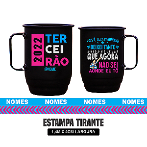 Caneca Terceirão com tirante - Pois é zeca pagodinho