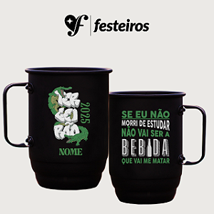 Caneca de Alumínio Terceirão Formatura Personalizada - Lembrança Incrível