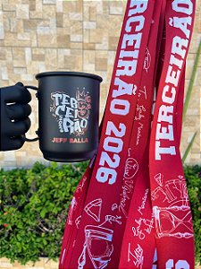 Caneca terceiro ano terceirão com assinaturas