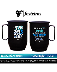 Caneca Terceirão 2026 & Copo "Se Não Morri de Tanto Estudar" | Kit Formatura Personalizado