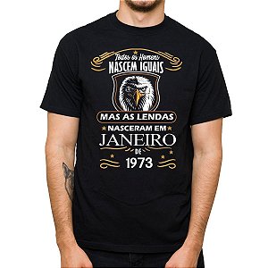 Camiseta As Lendas Nasceram Em 1962 60 Anos Sessenta