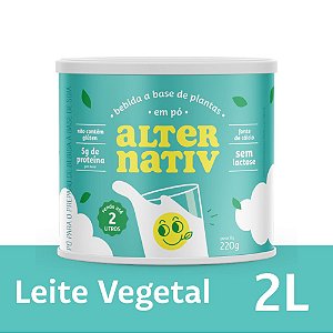 Leite Vegetal em Pó Alternativ - 220g/2L