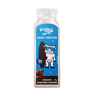 Whey Concentrado +Mu - Brownie - Garrafinha 31g