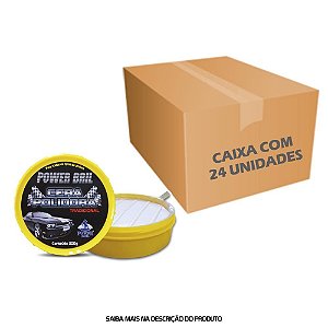 Cera Polidora Automotiva Tradicional 200g - Caixa com 24 unidades