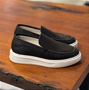 Sapato Masculino Social Loafer Casual Nerm Preto
