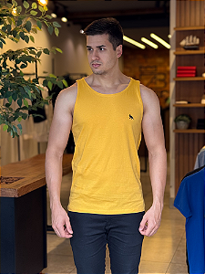 Regata Casual Amarelo Malta