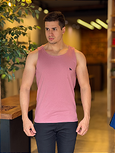 Regata Casual Rosa Antigo