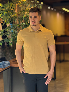 Polo Forum Básica Mostarda