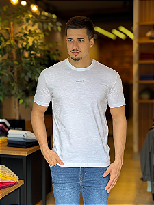 Camiseta Calvin Klein Flame Branca