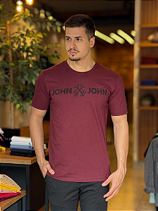 Camiseta John John RG Básica Vinho