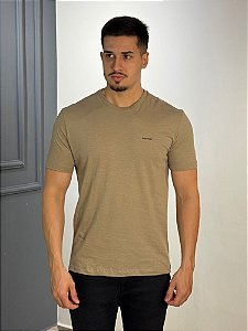 Camiseta Calvin Klein Flame Caqui Médio