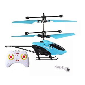 Brinquedo Helicóptero de Controle Remoto Carregamento USB CY387