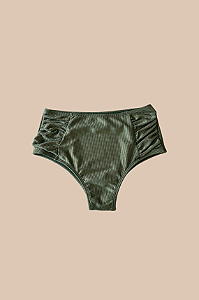 Calcinha Hot Pants Tradicional Verde Militar