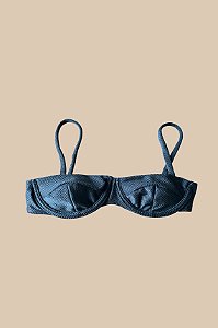 Top Meia Taça Montana Blue Jeans