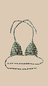 Top Cortininha Côco Beach