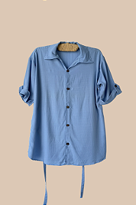 Saída Viscose Azul