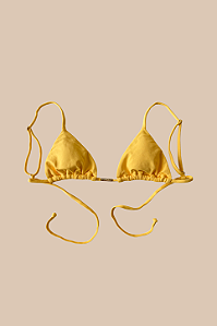 Top Cortininha Unique Amarelo