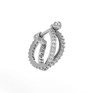 Piercing Conch Prata 925
